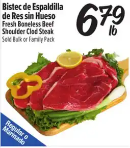 El Super Fresh Boneless Beef Shoulder Clod Steak offer
