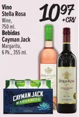 El Super Stella Rosa Wine, 750ml. or Cayman Jack Margarita, 6Pk., 355ml offer