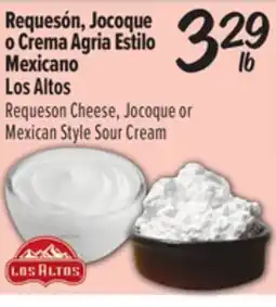 El Super Requesón Cheese, Jocoque or Mexican Style Sour Cream offer