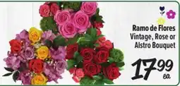 El Super Vintage, Rose or Alstro Bouquet offer