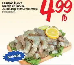 El Super 36-40 Ct. Large White Shrimp Headless offer