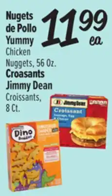 El Super Yummy Chicken Nuggets, 56 Oz. or Jimmy Dean Croissants, 8 Ct offer
