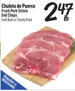 El Super Fresh Pork Sirloin End Chops offer