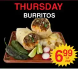 Superior Grocers BURRITOS offer