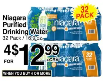 Superior Grocers Niagara Purified Drinking Water offer