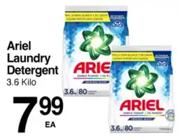 Superior Grocers Ariel Laundry Detergent offer