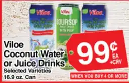 Superior Grocers Viloe Coconut Water or Juice Drinks offer