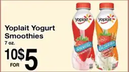 Superior Grocers Yoplait Yogurt Smoothies offer