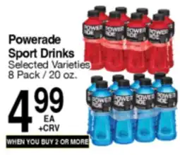 Superior Grocers Powerade Sport Drinks offer