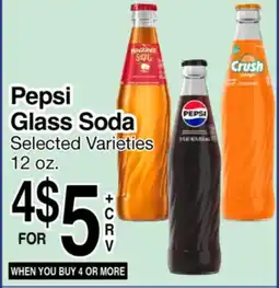 Superior Grocers Pepsi Glass Soda offer