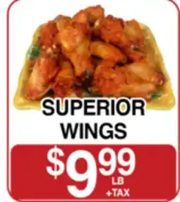 Superior Grocers SUPERIOR WINGS offer