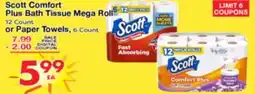 Superior Grocers Scott Comfort Plus Bath Tissue Mega Roll offer