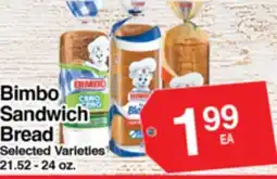 Superior Grocers Bimbo Sandwich Bread offer