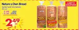 Superior Grocers Nature s Own Bread offer