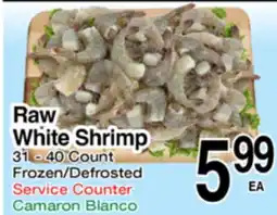 Superior Grocers Raw White Shrimp offer