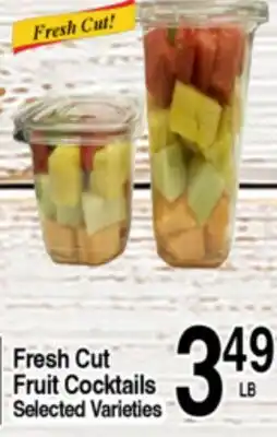 Superior Grocers Fresh Cut Fruit Cocktails offer