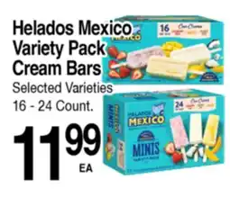 Superior Grocers Helados Mexico Variety Pack Cream Bars offer