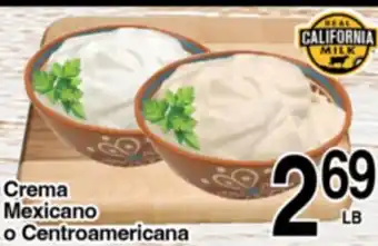 Superior Grocers Crema Mexicano o Centroamericana offer