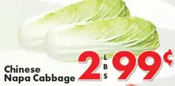Valley Marketplace Chinese Napa Cabbage offer