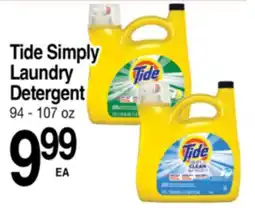 Superior Grocers Tide Simply Laundry Detergent offer