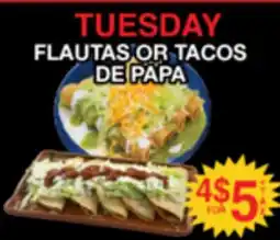 Superior Grocers FLAUTAS OR TACOS DE PAPA offer