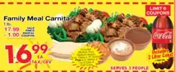 Superior Grocers Family Meal Carnitas offer