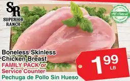 Superior Grocers Boneless Skinless Chicken Breast offer
