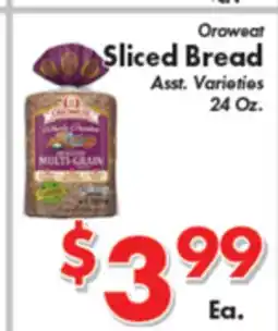 Valley Marketplace Oroweat Sliced Bread offer