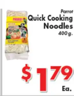 Valley Marketplace Parrot Quick Cooking Noodles offer