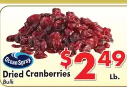 Valley Marketplace Dried Cranberries offer