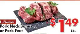 Valley Marketplace Pork Neck Bones or Pork Feet offer