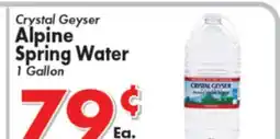 Valley Marketplace Crystal Geyser Alpine Spring Water offer