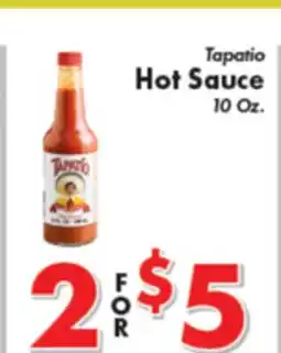 Valley Marketplace Tapatio Hot Sauce offer