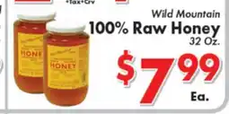 Valley Marketplace Wild Mountain 100% Raw Honey offer