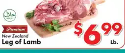 Valley Marketplace Leg of Lamb offer