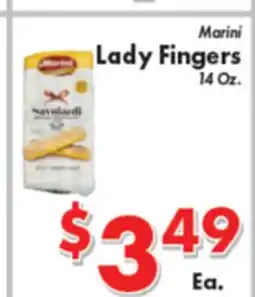 Valley Marketplace Marini Lady Fingers offer