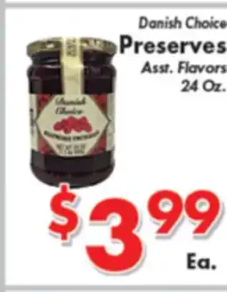 Valley Marketplace Danish Choice Preserves offer