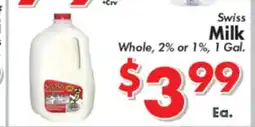 Valley Marketplace Swiss Milk offer
