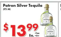 Valley Marketplace Patron Silver Tequila offer