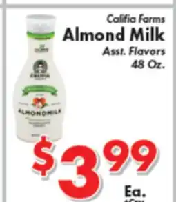 Valley Marketplace Califia Farms Almond Milk offer
