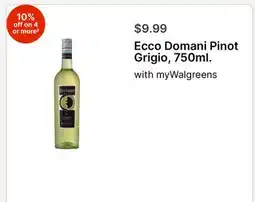 Walgreens Ecco Domani Pinot Grigio offer