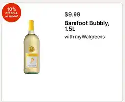 Walgreens Barefoot Bubbly offer