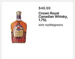 Walgreens Crown Royal Canadian Whisky offer