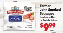 Vallarta Supermarkets Farmer John Smoked Sausages offer