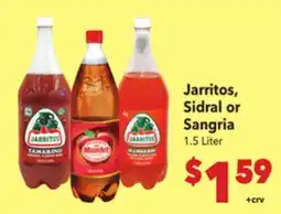 Vallarta Supermarkets Jarritos, Sidral or Sangria offer