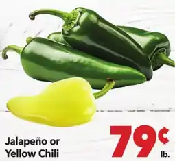 Vallarta Supermarkets Jalapeño or Yellow Chili offer
