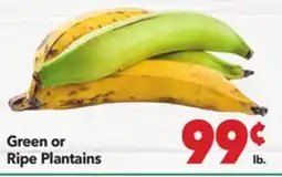 Vallarta Supermarkets Green or Ripe Plantains offer