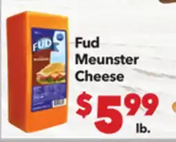 Vallarta Supermarkets Fud Meunster Cheese offer