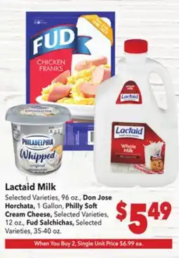 Vallarta Supermarkets Lactaid Milk offer
