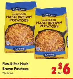 Vallarta Supermarkets Flav-R-Pac Hash Brown Potatoes offer